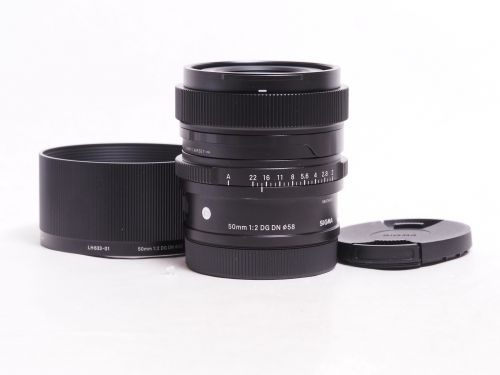 C 50mm F2 DG DN Lマウント 【中古】(L:454)