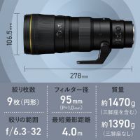 ニコン NIKKOR Z 600mm f/6.3 VR S
