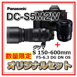 パナソニック DC-S5M2W(S20-60・S50付)+シグマ S150-600オリジナルセット★