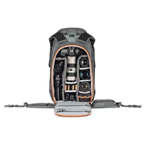 Lowepro カメラリュック ウィスラー BP450AW II バックパック GRL サステナブル素材採用グリーンラインシリーズ スキー スノーボード取付可 三脚取付可 撥水加工 レインカバー付属 15インチPC収納可 26.0L 荻窪カメラのさくらや / Lowepro ウィスラー BP450AW II バックパック GRL
