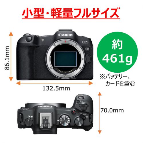 キヤノン CANON EOS R8 ボディ　元箱　保証書