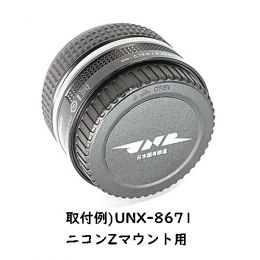 ユーエヌ レンズリアキャップ JNR ロゴマーク