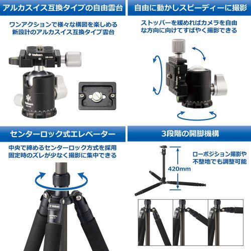 荻窪カメラのさくらや / ベルボン トラベルカーボン三脚 4段