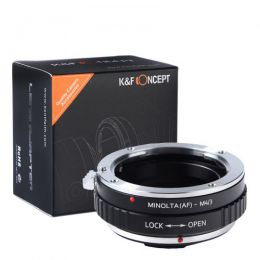 K&F マウントアダプター　KF-AAM43 (Aマウントレンズ→M4/3マウント変換）絞りリング付