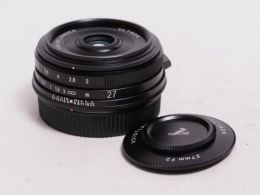 フォクトレンダー ULTRON 27mm F2 ブラック フジX用 【中古】(L:146)