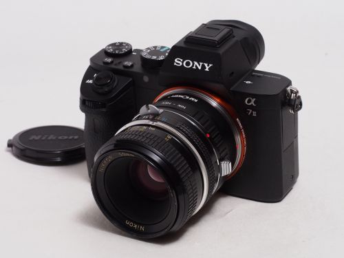 荻窪カメラのさくらや / ソニー α7II + New Nikkor 50/2 オールド 