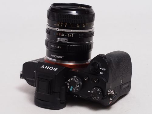 荻窪カメラのさくらや / ソニー α7II + New Nikkor 50/2 オールド