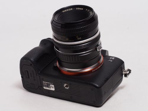 荻窪カメラのさくらや / ソニー α7II + New Nikkor 50/2 オールド 