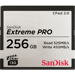 サンディスク Extreme Pro　CFast 2.0 カード 256GB