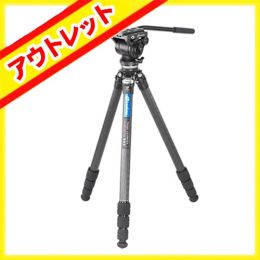 Leofoto LS-284CEX+BV-10 カーボン三脚 ビデオ雲台セット【アウトレット】