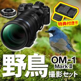 OM SYSTEM OM-1MarkII 野鳥セット/150-600IS+MC-14【特典付】★