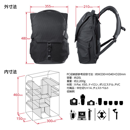 【IAMRUNBOX】 Backpack Pro 2.0 リュック