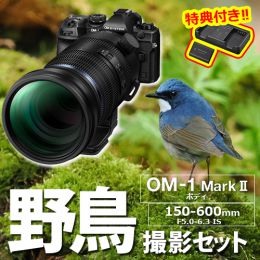 OM SYSTEM OM-1MarkII 野鳥セット /ED150-600mm IS【特典付】★