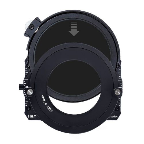 H&Y 100mm K-Series ドロップイン CPL/ND64フィルター Amazon | H&Y PLフィルター K-Series 100mm 角型フィルター