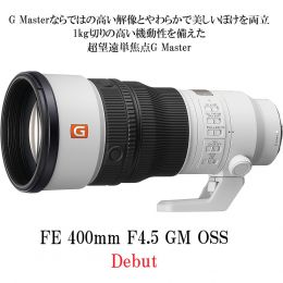ソニー FE400mm F4.5GM OSS【Wキャンペーン】[10/9発売]【ご予約】