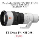 ソニー FE600mm F6.3GM OSS【Wキャンペーン中】[10/9発売]【ご予約】