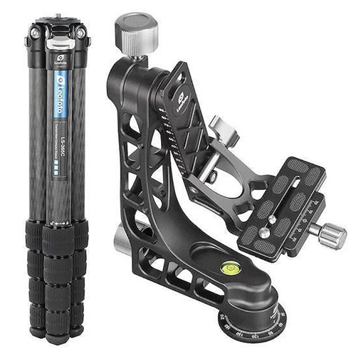 Leofoto - Leofoto LS-365C+PG-1 カーボン三脚+ジンバル雲台 Leofoto (レオフォト) LS-365C+PG-1 カーボン三脚・ジンバル雲台