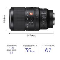 ソニー FE 100mm F2.8 Macro GM OSS [11/21発売]【ご予約特典付】