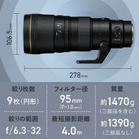 ニコン NIKKOR Z 600mm f/6.3 VR S [10/27発売]