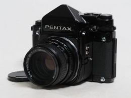 ペンタックス 67+TTLファインダー + P67 105mm F2.4 【中古】(B:346)