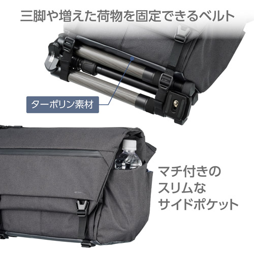 現行モデル☆定価77000円☆ほぼ未使用☆フルラ☆メッセンジャーバッグ☆グレー クロム（CHROME）（メンズ、レディース）MIDTOWN 20L メッセンジャー