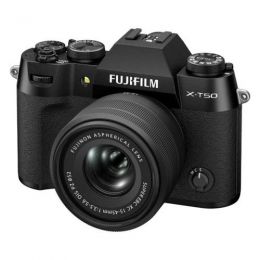 フジフイルム X-T50 XC15-45mmレンズキット ブラック【2か国語対応】【下取優待引あり】