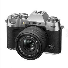 フジフイルム X-T50 XC15-45mmレンズキット シルバー【販売終了・在庫限り】