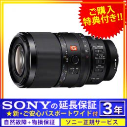 ソニー FE 100mm F2.8 Macro GM OSS [11/21発売]【ご購入特典付】